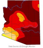 Arizona drought map 18 May 2021